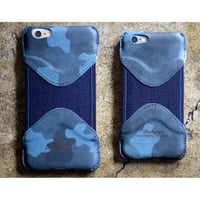 ROBERU Leather Case for iPhone 6 Plus CAMOFLAGE