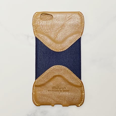 OBERU Leather Case for iPhone 6 Plus LIGHT BROWN
