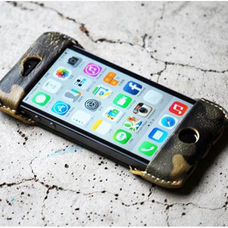 ROBERU Leather Case for iPhone 5s CAMOFLAGE