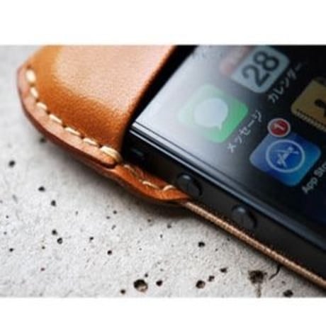 ROBERU Leather Case for iPhone 5 GREEN