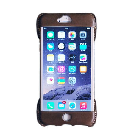 ROBERU Leather Case for iPhone 6 Plus  OLIVE