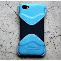 ROBERU Leather Case for iPhone 5s SKY BLUE
