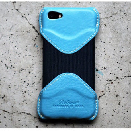 ROBERU Leather Case for iPhone 5s SKY BLUE