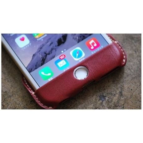 ROBERU Leather Case for iPhone 6 Plus BROWN