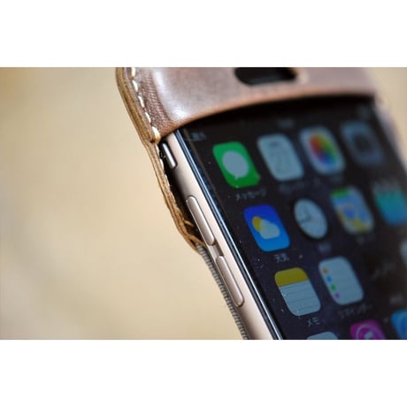 ROBERU Leather Case for iPhone 6 Plus NAVY