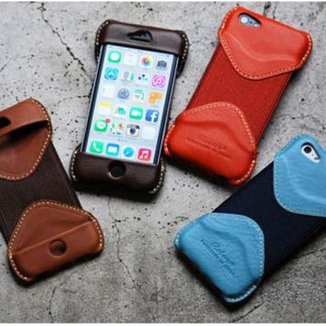 ROBERU Leather Case for iPhone 5s ORANGE