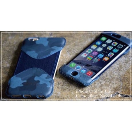ROBERU Leather Case for iPhone 6 Plus CAMOFLAGE