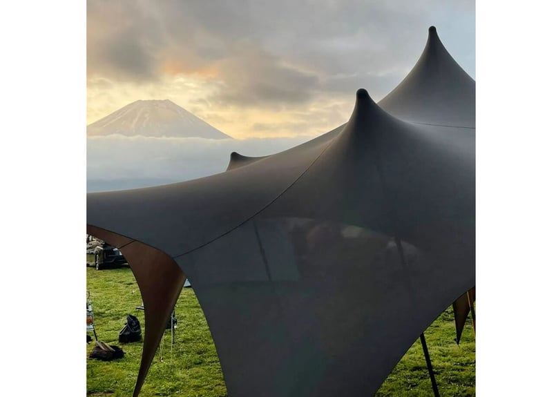 ARBI products　#フレキシブルタープ　グレー　ストレッチ　タープ ARBI products #フレキシブルタープ | OLIVE OUTDOOR EQUIPMENT