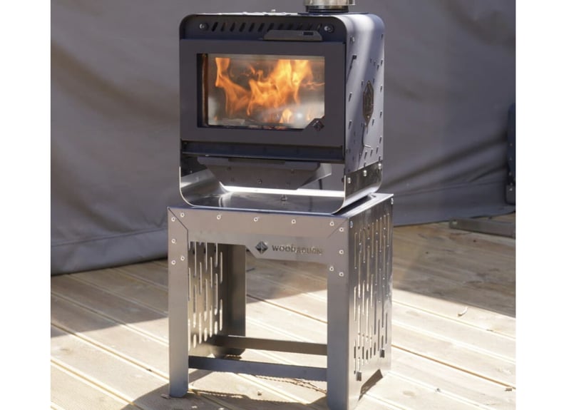 セット ウッドアンドバーン proPATIOSTOVEペレットストーブ H&O 未使用 Wood&Burn ウッドアンドバーン ペレットストーブ フルセット
