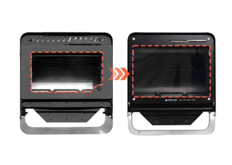 Premium Ceramic】#MyStove Regular Plus WoodandB