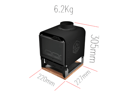 #MyStove Petit WoodandBurn + Carry bag〈送料着払〉