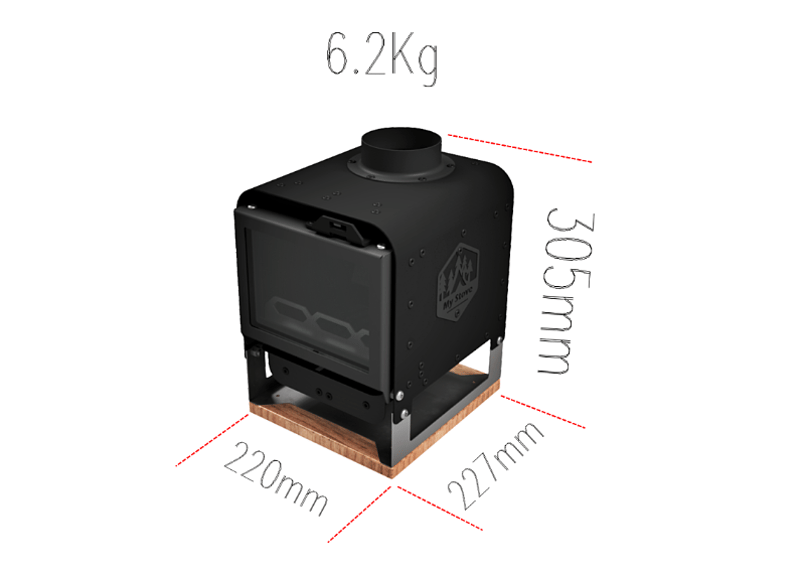 MyStove Petit WoodandBurn + Carry bag〈送料着払〉 |