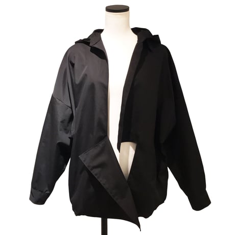 "haori" hooded shirt parka