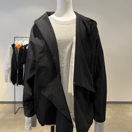 "haori" hooded shirt parka