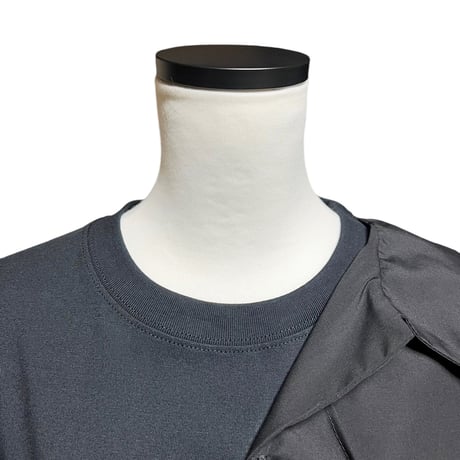 dress grunge docking shirt（black）