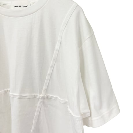 BROKEN PANEL T-SHIRT (BASIC / WHITE)