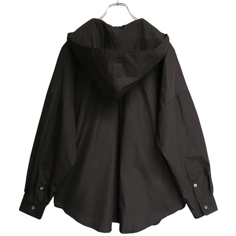 "haori" hooded shirt parka