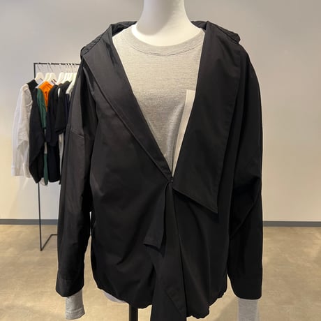 "haori" hooded shirt parka