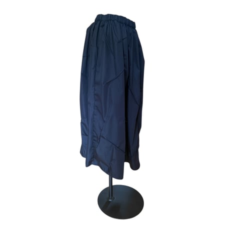 dress grunge long gather skirt (black)