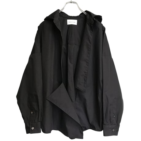 "haori" hooded shirt parka