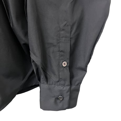 dress grunge half shirt （dark green × black）