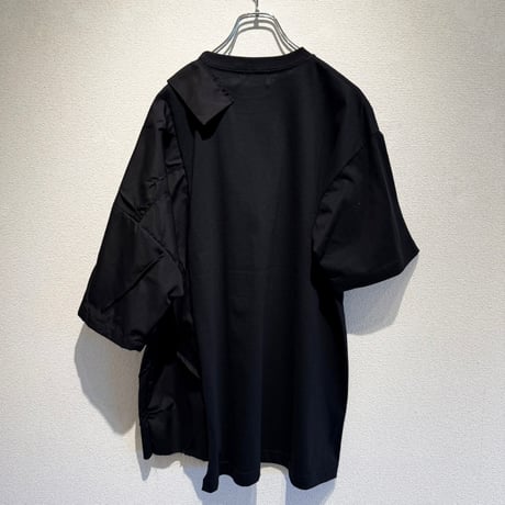 dress grunge docking shirt（black）