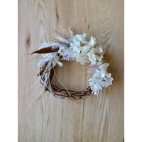 シダーファーンと紫陽花のホワイトリース
