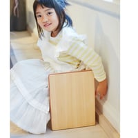 こどもキッチンステップ×小さなレディのエプロンドレスセット（ヒノキのまないた無し）送料無料