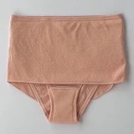 腹巻き付きショーツ／Botanical Warm Wear 遠赤外線 （腹巻とショーツの一体型）オーガニックコットン100%日本製