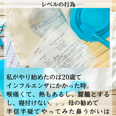 【5%OFF】☆シリコン製ネティポット【オーガニックコットン巾着袋・パウダー塩10g付き】テジャクラカラー☆折りたたみ式携帯にも便利！