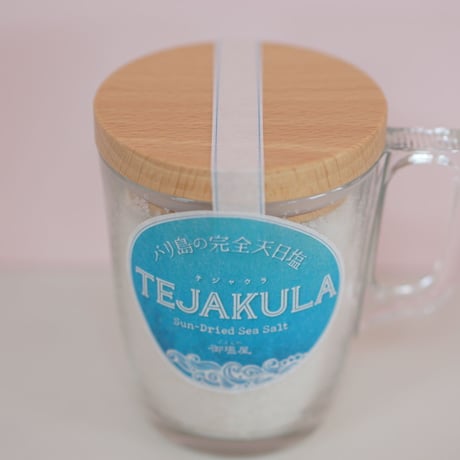 TEJAKULA  バリ島の完全天日塩【あらじお】木蓋エコマグ　150g