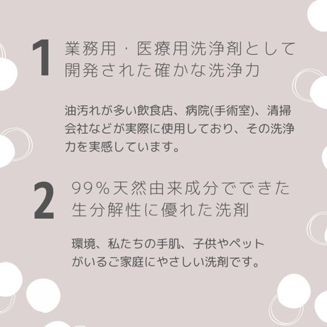 人と地球に優しい環境保全型除菌洗浄剤『クリネスト』洗濯・お掃除・食器洗いに。