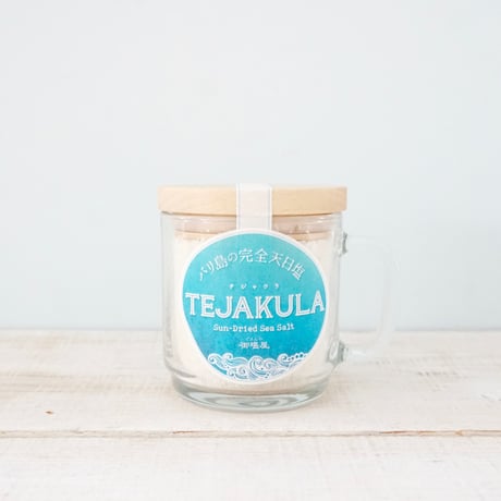 TEJAKULA　バリ島の完全天日塩【石臼挽きパウダー】木蓋エコマグ　180g