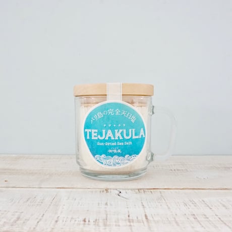 TEJAKULA  バリ島の完全天日塩【あらじお】木蓋エコマグ　150g