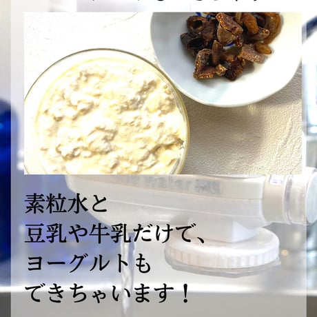 「素粒水」抗酸化力のある水！を作る浄水器☆お塩をプレゼント☆コスパ良し！ワンウオーターECO 　取り付け簡単　コンパクトな浄水器☆ペットボトルに汲み置きして災害時の常備水にも