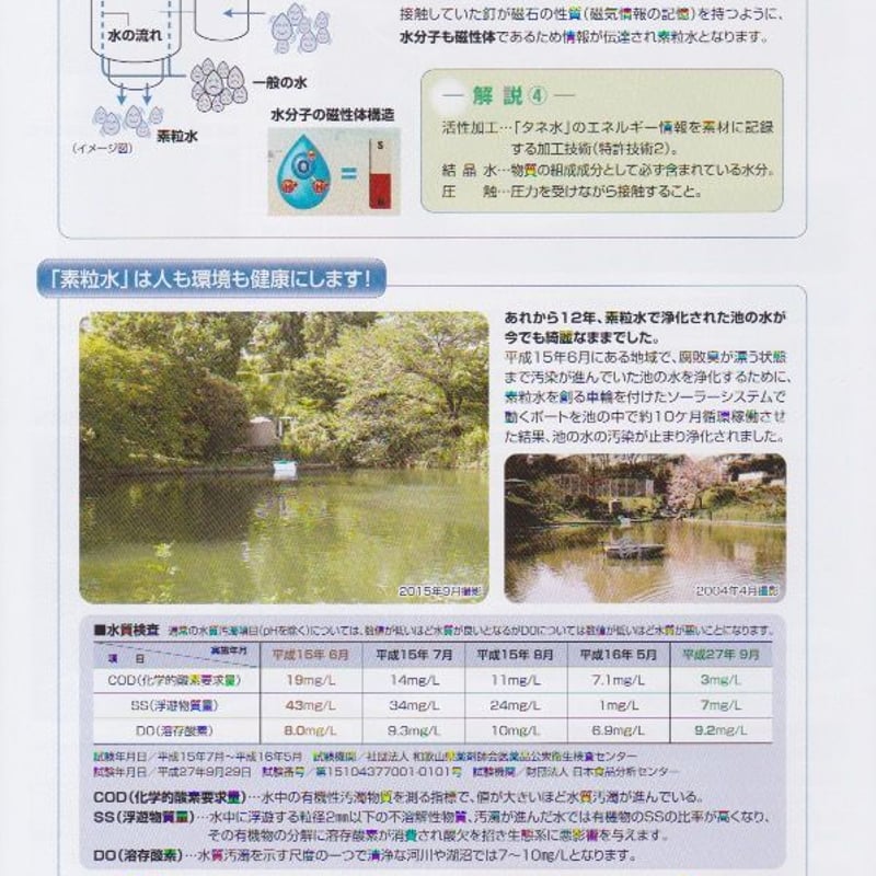 素粒水」抗酸化力のある水!を作る浄水器☆お塩をプレゼント 素粒水」抗酸化力のある水!を作る浄水器☆お塩をプレゼント