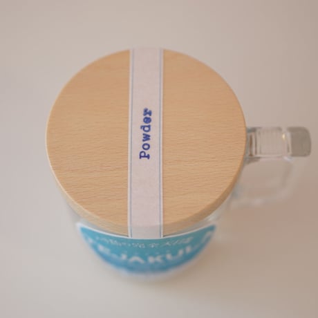 TEJAKULA　バリ島の完全天日塩【石臼挽きパウダー】木蓋エコマグ　180g