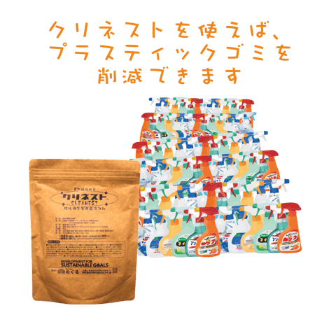 人と地球に優しい環境保全型除菌洗浄剤『クリネスト』洗濯・お掃除・食器洗いに。
