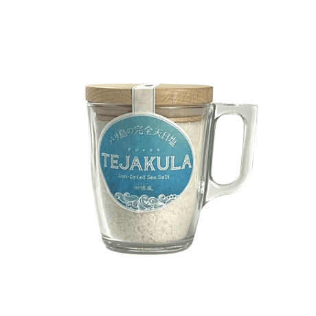TEJAKULA  バリ島の完全天日塩【あらじお】木蓋エコマグ　150g
