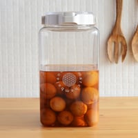 プレマルシェ×エンバランスコラボ ☆BPAフリー/保存ボトル☆ 梅酒や梅シロップなど　エンバランス加工×フラワー・オブ・ライフで美味しく保存