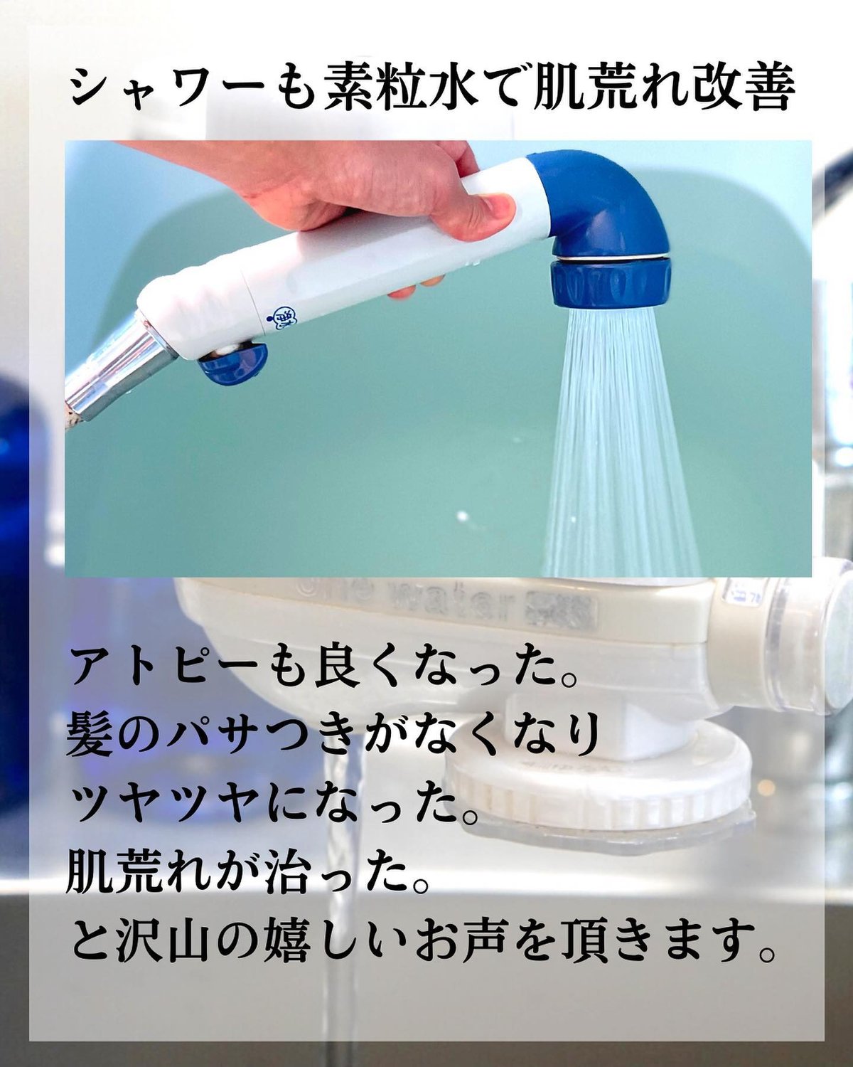 素粒水 浴室シャワー用交換カートリッジ - 食器