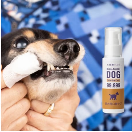 愛犬用口腔ケアジェル🌟天然成分100%🌟こちらは犬用です。ヒト用「木曽檜歯磨きジェル」から、さらにハッカ油、キシリトール、ソルビトールをカットしたペット用の口腔ケア☆80g