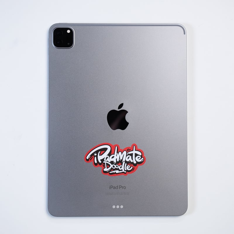 iPadmate Doodle ステッカー赤＆透明 6種セット | amity_sensei