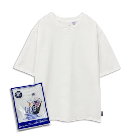 CORDURA®︎ RELAX WIDE T-SHIRT MADE IN JAPAN LIMITED EDITION / White