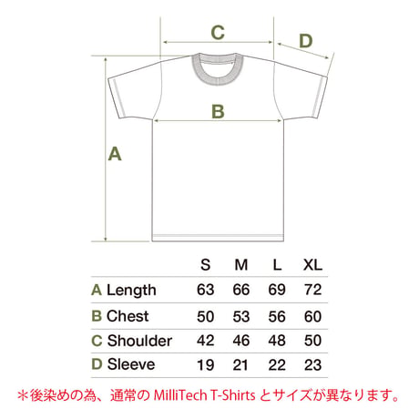 OVER-DYE PACK T-Shirts / BEIGE GREY & BLUE GREY