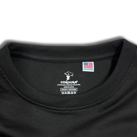 CORDURA®︎ RELAX WIDE T-SHIRT MADE IN JAPAN LIMITED EDITION / Black