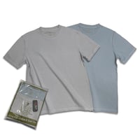 OVER-DYE PACK T-Shirts / BEIGE GREY & BLUE GREY