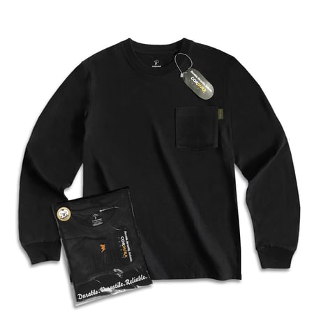 CORDURA® POCKET LONG SLEEVE T-Shirts / Black