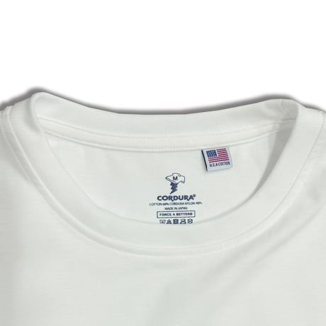 CORDURA®︎ RELAX WIDE T-SHIRT MADE IN JAPAN LIMITED EDITION / White