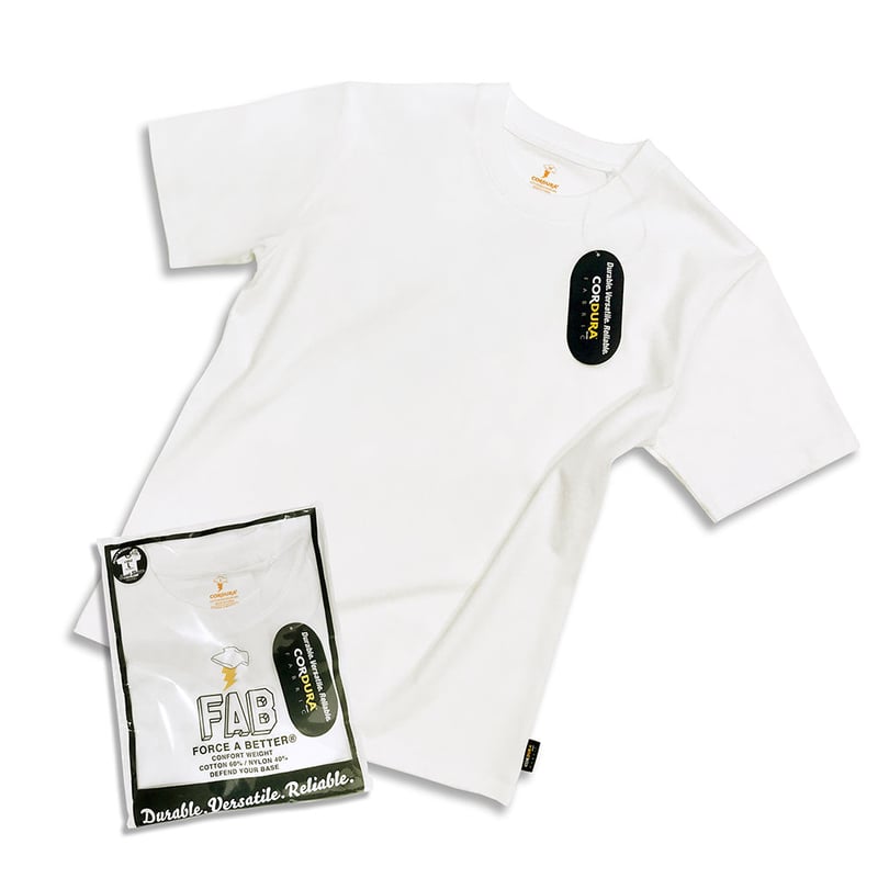 CORDURA® T-Shirt / White | FORCE A BETTER®